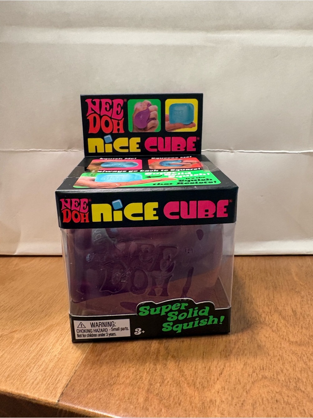 Nice Cube Sensory Squish Toy - Purple